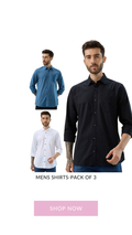 nick&jess 100% Cotton Mens Linen Blend Solid Color Slim Fit Long Sleeves Shirt( Pack OF 3)