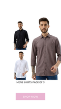 nick&jess 100% Cotton Mens Linen Blend Solid Color Slim Fit Long Sleeves Shirt( Pack OF 3)