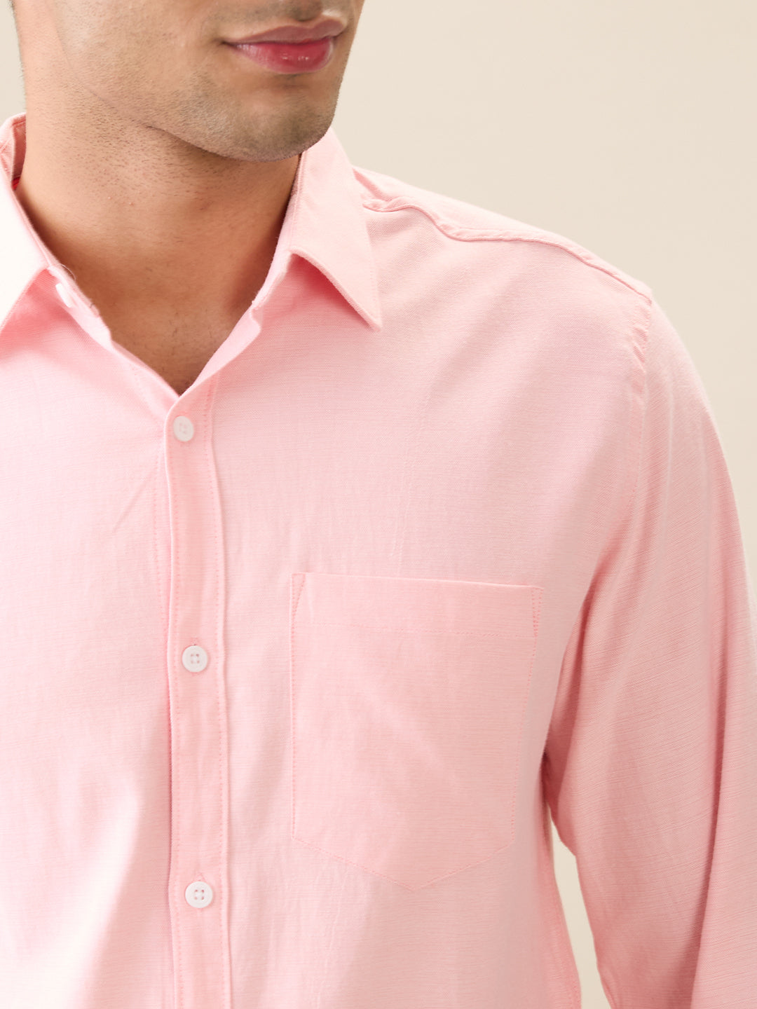 Nick&Jess Mens 100% Cotton Slim Fit Plain Oxford Weave  long sleeve Shirt