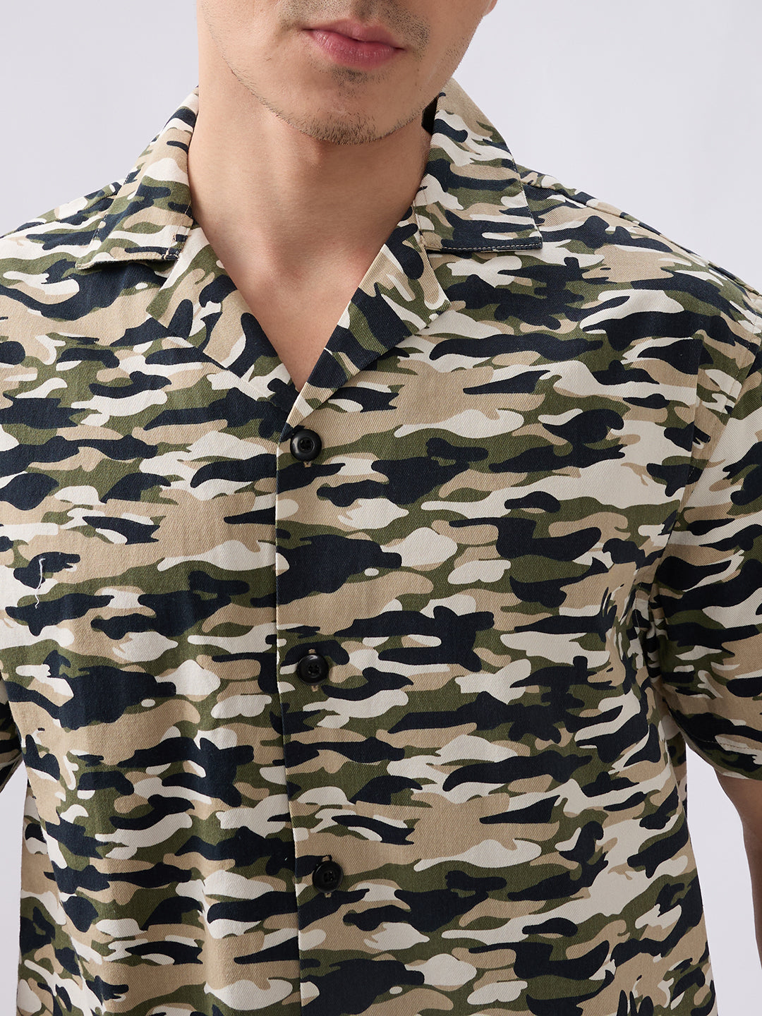 nick&jess mens 100% Cotton Camoflauge Military Print Mens Co-ord Set